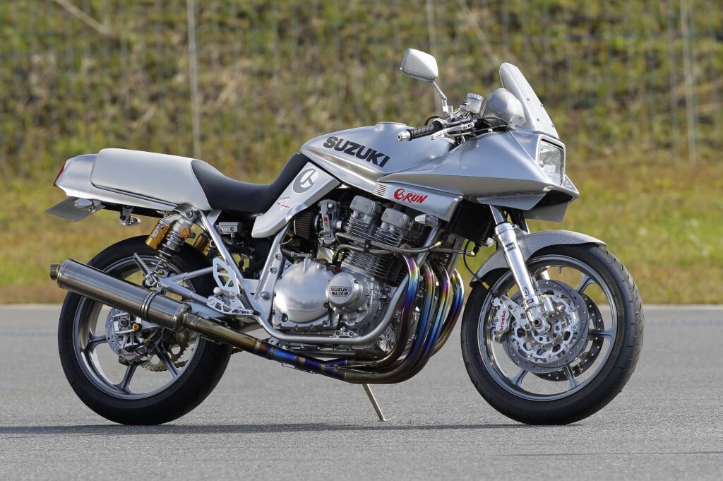 GS1200SS テクニカルガレージRUN製アルミセカンドエアキャンセルプレート☆GV78A、バンディット1200にも♪ テクニカルガレージRUN GSX1100S（SUZUKI GSX1100S） | ヘリテイジ